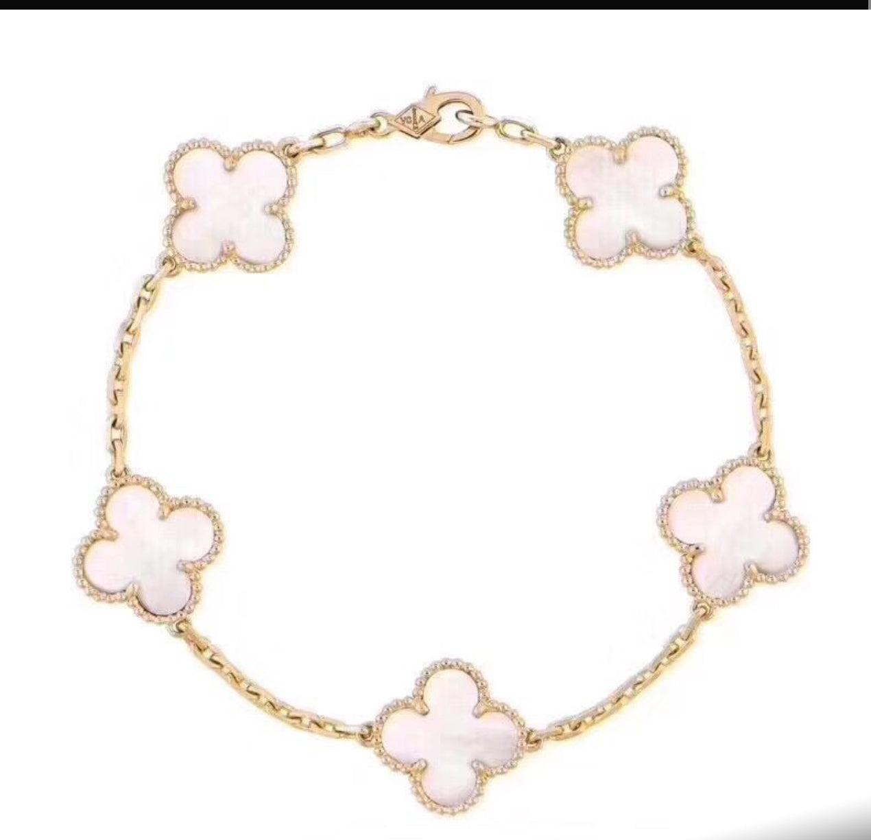Luxury Quality Clover Bracelet 18k Gold