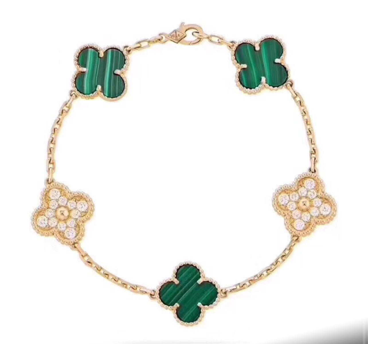 Luxury Quality Clover Bracelet 18k Gold
