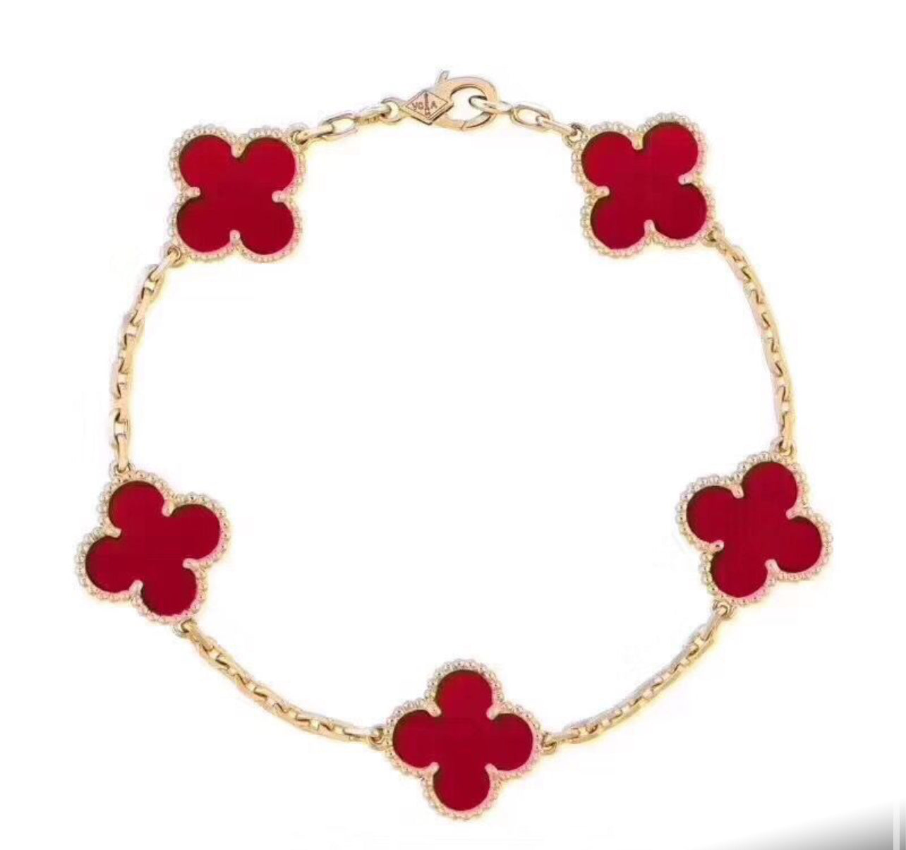 Luxury Quality Clover Bracelet 18k Gold