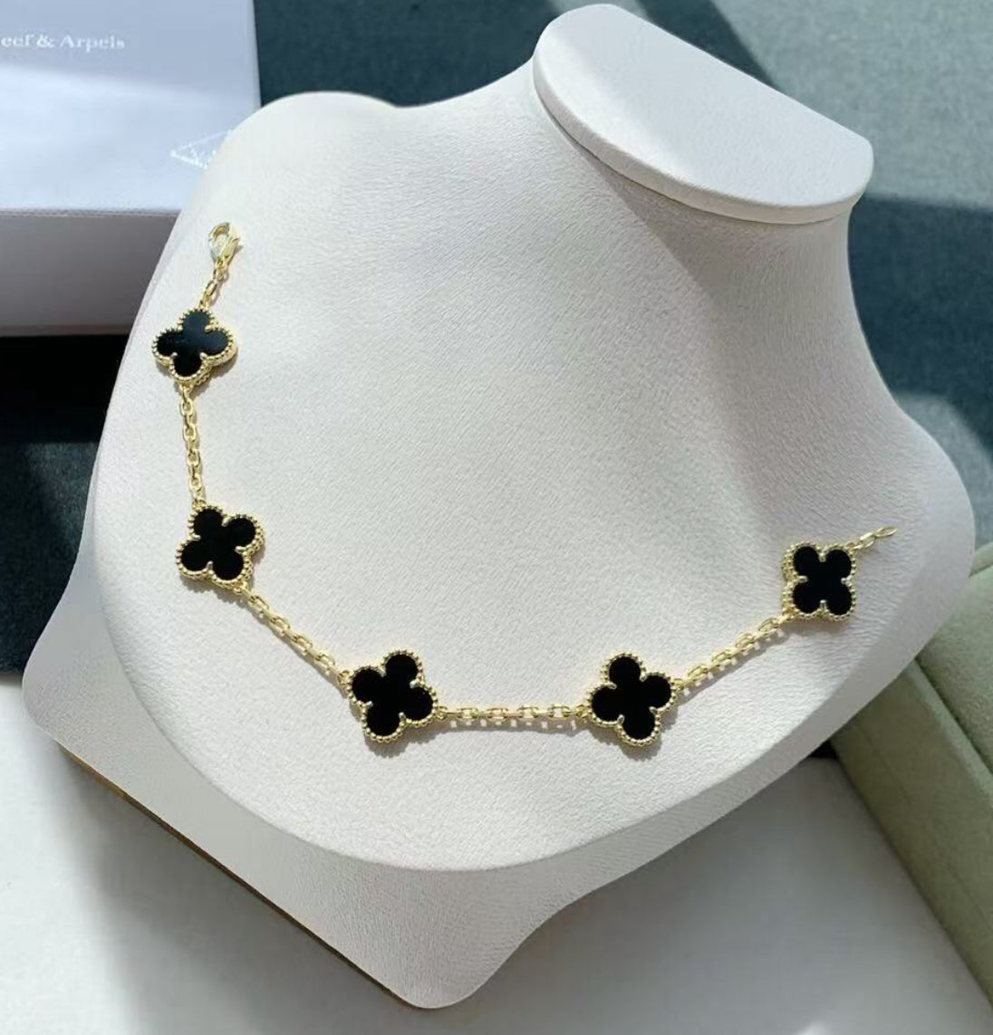 Inspired 18k Luxury Quality Clover Leaf Necklace