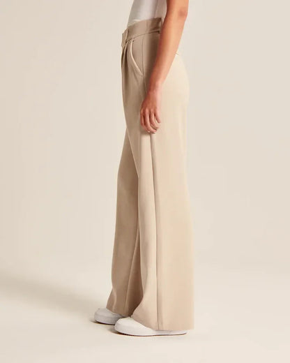 Sass Quality™ Wide Leg Tailored Pants