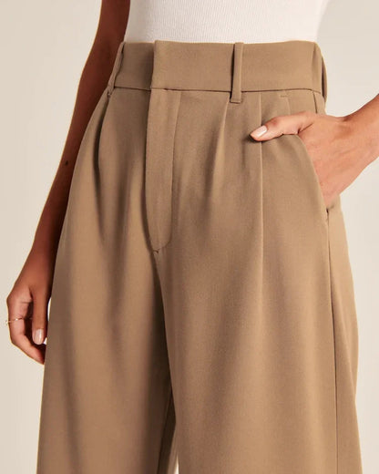 Sass Quality™ Wide Leg Tailored Pants