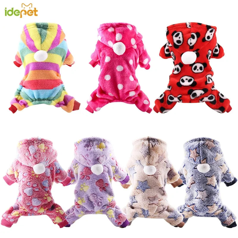 Dog Clothes Pajamas Fleece