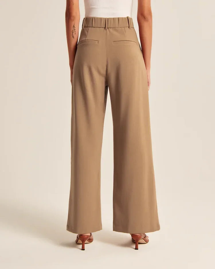 Sass Quality™ Wide Leg Tailored Pants