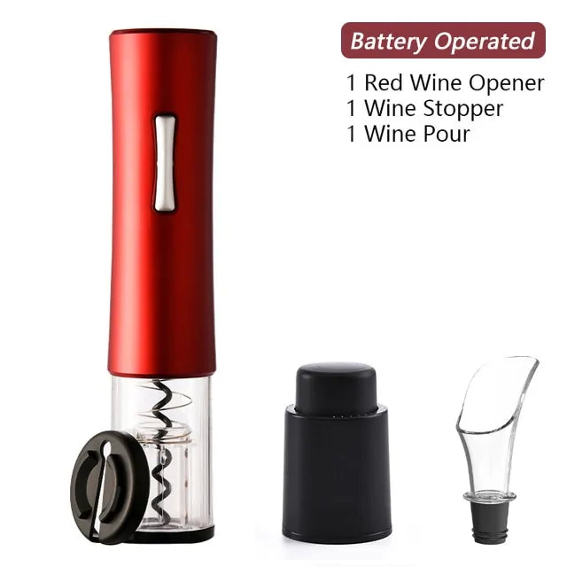 Electric Wine Opener Foil Cutter Jar Opener Kitchen Gadget - SassQuality