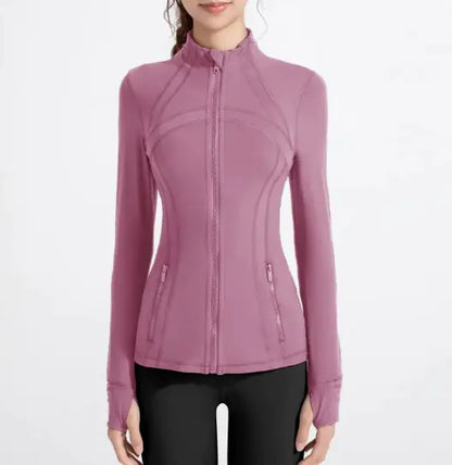 Workout Long Sleeve Zipper Jacket