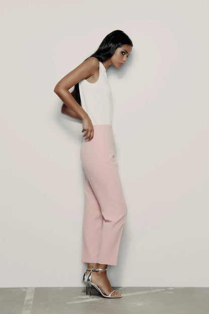 High waist tailored pants - SassQuality