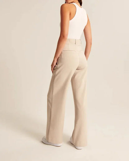 Sass Quality™ Wide Leg Tailored Pants