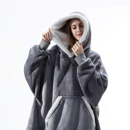 Winter Fleece Oversized Hoodie