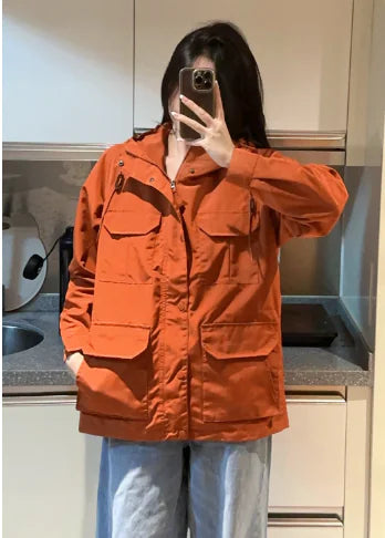 Orange Lightweight Jacket - SassQuality