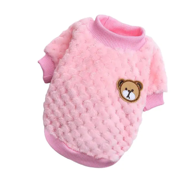 Bear Embroidery Pet Vest - SassQuality