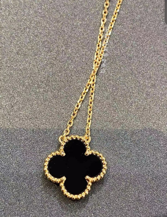 Inspired 18k Luxury Quality Clover Leaf Necklace