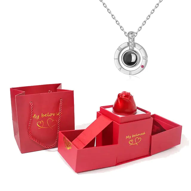 Projection Necklace With Gift Box Mothers Day Sale now 50% off! - SassQuality