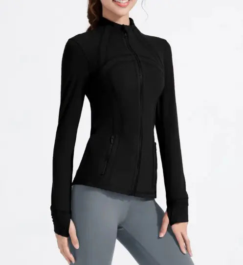 Workout Long Sleeve Zipper Jacket