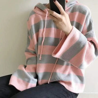 Winter Oversized Striped Sweater