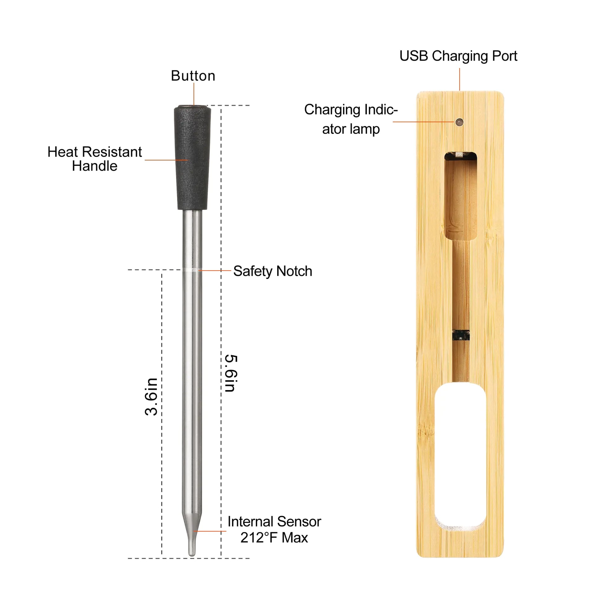 Wireless Kitchen Food Thermometer - SassQuality