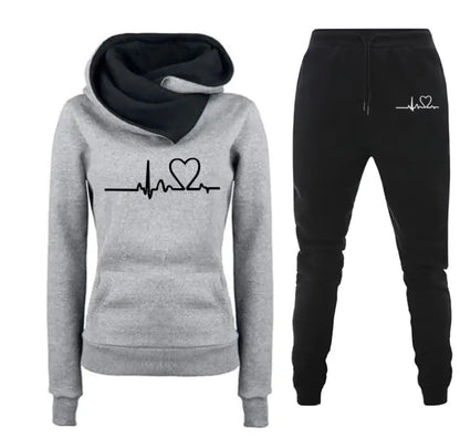 Winter Tracksuit Set: Hoodies + Pants