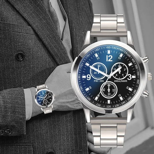 Business Silver Watch for Men - SassQuality