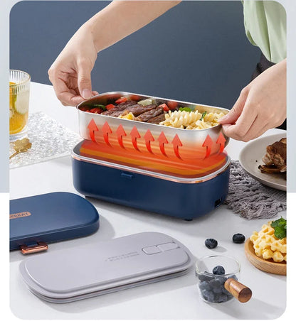 Portable Electric Stainless Steel Lunch Box 50% off* 🍱