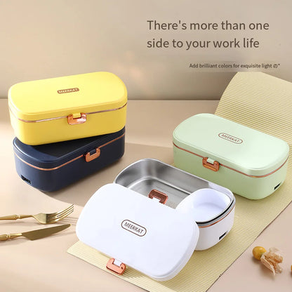 Portable Electric Stainless Steel Lunch Box 50% off* 🍱