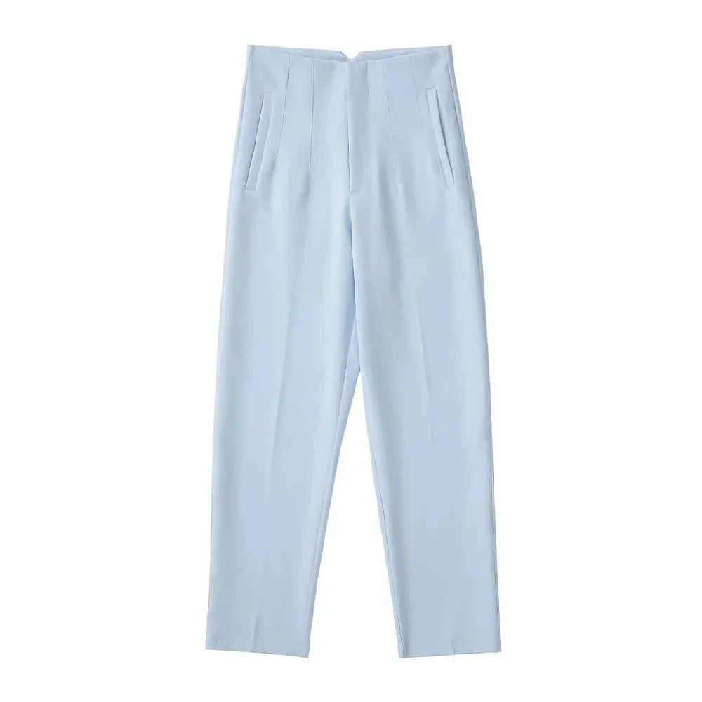 High waist tailored pants - SassQuality