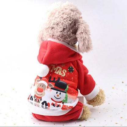 Santa Costume For Pet Dog