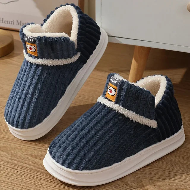 Winter Slippers Warm Plush Slip-On