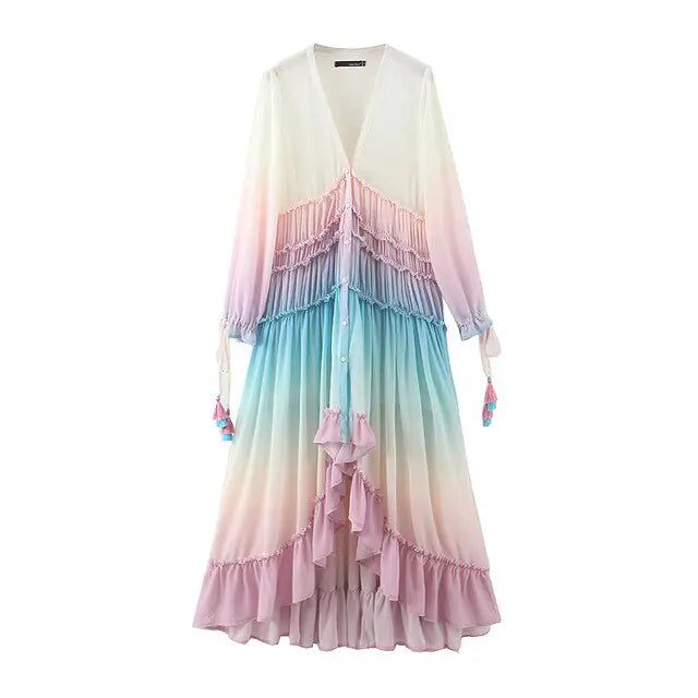 Women's Summer Bohemian Dress - SassQuality