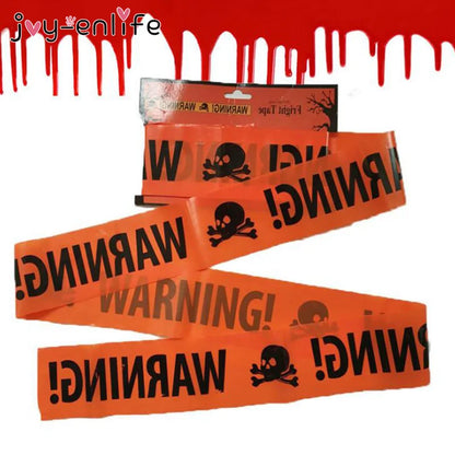 Halloween Warning Caution Tape