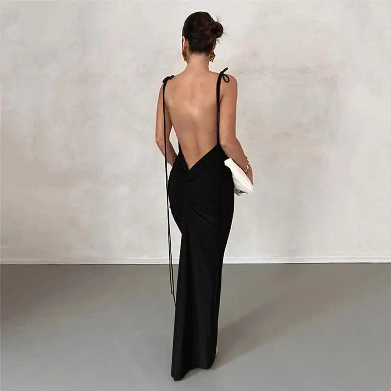 Elegant Backless Dress - SassQuality