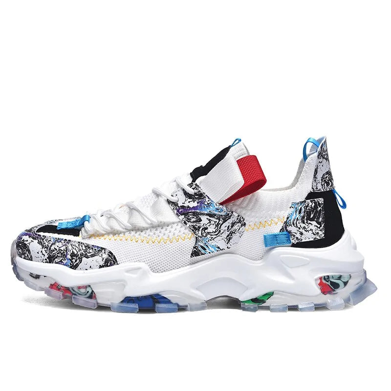 Men's Chunky Sneakers Shoes - SassQuality