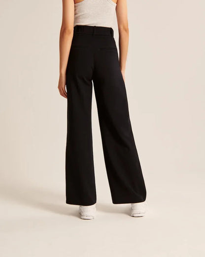 Sass Quality™ Wide Leg Tailored Pants