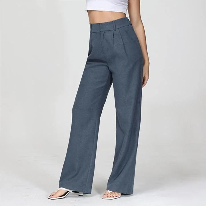 Sass Quality™ Wide Leg Tailored Pants