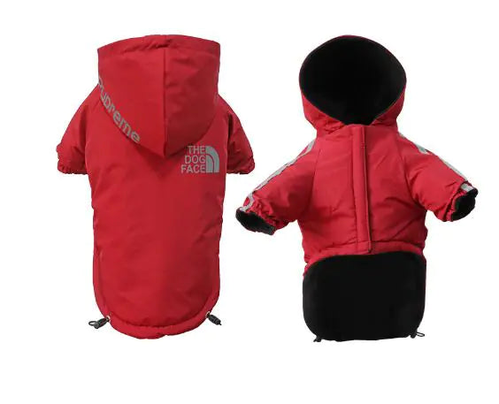 Reflective Pet Hooded Jacket - SassQuality