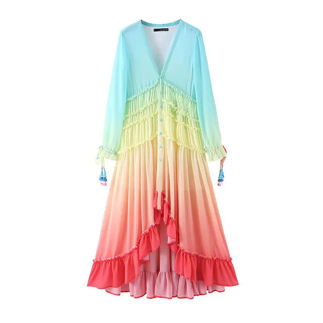 Women's Summer Bohemian Dress - SassQuality