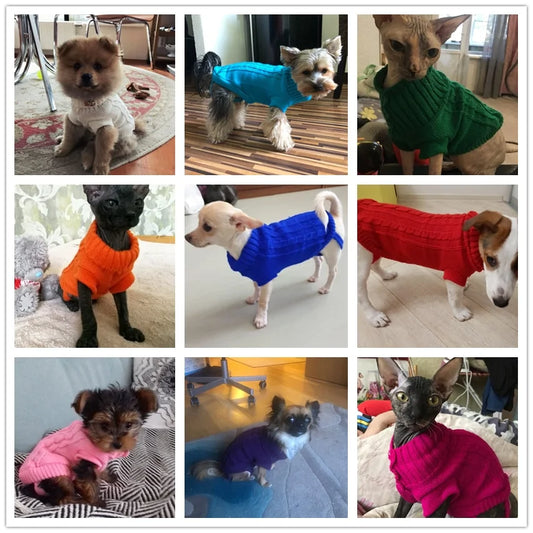 Warm Pet Sweaters