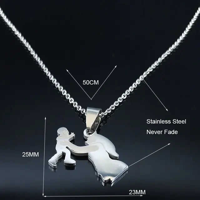 Mom-Child Family Necklace Set - SassQuality