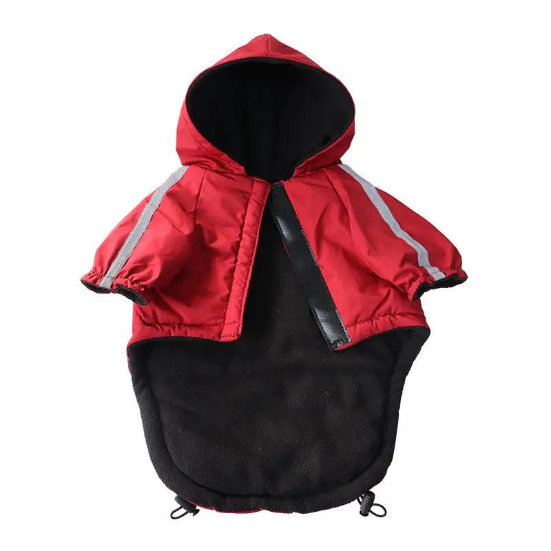 Reflective Pet Hooded Jacket - SassQuality