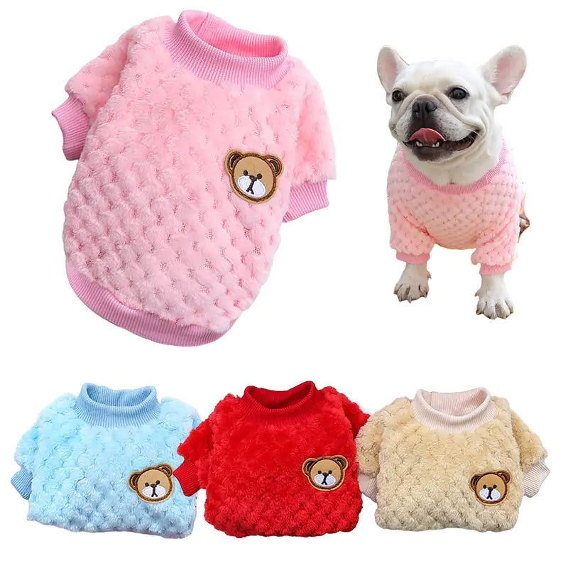 Bear Embroidery Pet Vest - SassQuality