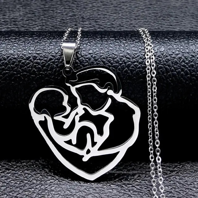 Mom-Child Family Necklace Set - SassQuality